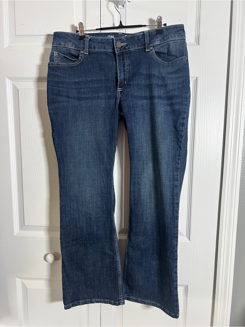 Wrangler Women's Dark Blue Boat Cut Jeans